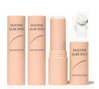 Scar Solutions Silicon Scar Stick, Scars Solutions & Remodels Skin aus 60% Silikon, natürliche Erholungsformel mit Centella Asiatica -Extrakt und Vitamin E, beruhigender Feuchtigkeit (3pcs)