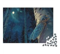 Scarabée de la Nuit étoilée Puzzle 1000 Pièces Jouet De Défi Adultes Et Enfants Puzzle Créatif Jeu Éducatif Familial Cadeau De Décoration Intérieure 38x26cm/1000pcs