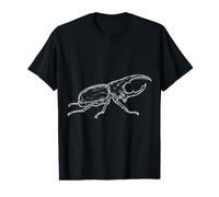 Scarabée Hercule Illustration T-Shirt Graphique avec Valeur