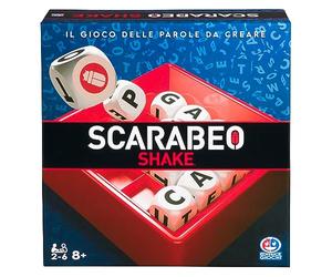 Scarabeo Shake di Editrice Giochi, il Gioco Delle Parole da creare, giochi da Viaggio, Gioco da tavolo per adulti e Bambini dagli 8 Anni in su