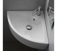 Scarabeo Square Lave-mains d’angle, 8007EBK,