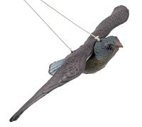 Scare-oiseau, dissuasion des oiseaux pour le dispositif extérieur de la peur des oiseaux avec des textures claires monture à pôle ou autoportant le dispositif d'oiseaux de peur décoratif pour la chas