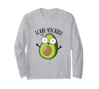 Scare-vocado Jeu de Mots drôle d'avocat Manche Longue