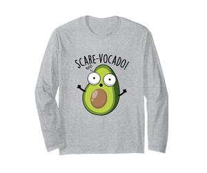 Scare-vocado Jeu de Mots drôle d'avocat Manche Longue