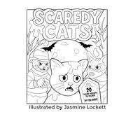 Scaredy Cats!: A Halloween Horror Themed Colouring Books for Adults