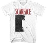 Scarface 1980's Gang Crime Movie Vintage Style Classic Movie Poster Adult Tshirt Hemden(XX-Large)