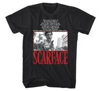 Scarface American Dream Quote Men's T Shirt Tony Montana Beyond WildestBlackL
