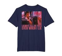 Scarface I Always Tell The Truth Even When I Lie T-Shirt, Homme Grandes Tailles, Bleu Marine, 5X Tall