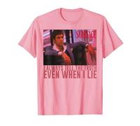 Scarface I Always Tell The Truth Even When I Lie T-Shirt, Homme, Rose, L