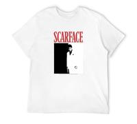 Scarface Men's T-Shirt White Graphic Unisex Tee Shirt M