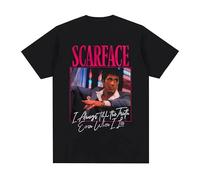 Scarface Movie Always Tell The Truth Even When I Lie Tony Montana T-Shirt Black M