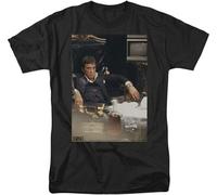 Scarface Sit T-Shirt Vintage Gift Unisex Black Tee Manches Courtes(Medium)