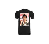 Scarface T-shirt motif couverture de magazine - Noir - XL
