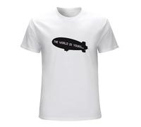 Scarface T Shirt The World is Yours Airship Al Pacino Cult Movie White 3XL