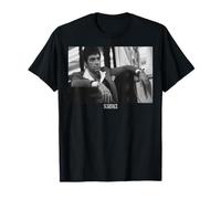 Scarface Tony Montana assis Portrait Logo T-Shirt