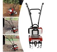 Scarificateur à essence - 52CV 2HP Mini Cultivateur - Scarificateur Agricole 1.9KW - Micro-Laboureur Scarificateur