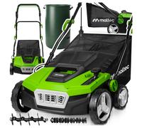 Scarificateur/aérateur électrique pour pelouse, panier de 45 l