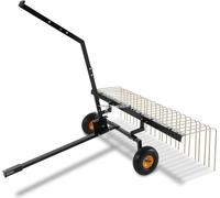 Scarificateur Démousseur Aérateur de gazon 1500 mm - 24 dents Entretien du jardin pour une herbe saine