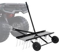 Scarificateur Démousseur Aérateur de gazon 24 dents - 121,9 cm - Entretien du jardin - Appareil d'entretien du gazon pour une herbe saine - avec acier de haute qualité