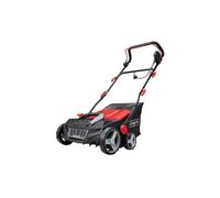 Scheppach Scarificateur électrique SC38 | 1600W | Largeur de coupe 38cm | Grand bac de ramassage de 45 litres | Hauteur de travail réglable -12 à +6 mm | Arbre de scarification et d'aération inclus