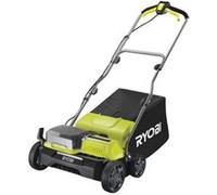 Scarificateur RYOBI 2 x 18V LithiumPlus Fusion Brushless - Diamètre 35 cm - 55L - 2 batteries 4.0 Ah - 1 chargeur rapide RY18SFX35A-240 G