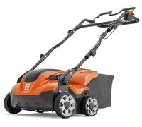 Scarificateur sans Fil Husqvarna S138i, 36 V, Largeur 37,5 cm, Profondeur réglable, poignée Pliable, 2 Batteries, Mode Save™. Batterie et Chargeur Inclus.