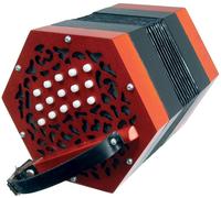 Scarlatti 30 Touches C/G ANGLO CONCERTINA Fretwork En Bois. De Hobgoblin Music