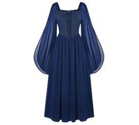 Scarlet Darkness Déguisement de Pirate médiéval de la Renaissance avec | Idéal pour les salons de renne, les costumes de fées, les déguisements de princesse, les fêtes de pirates