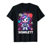 Scarlett Unicorn Astronaute de l'espace T-Shirt