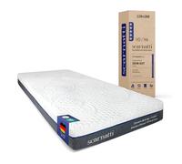 Scarnatti Matelas 120x200 cm, Epaisseur 18 cm et Mousse A Mémoire Matelas, Matelas Réversible 2 en 1 Lit, 7 Zones de Confort, Degré de Fermeté H3 et H4, Excellent Confort et Respirable