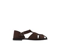 Scarosso - Apollo Flat Sandal - Homme - Chaussures - Brun - Taille: 41 1/2 EU
