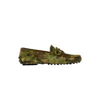 Scarosso - Mocassins de conduite en daim faits main - Homme - Chaussures - Vert - Taille: 42 1/2 EU