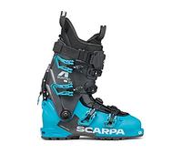 SCARPA Chaussures de ski alpin 4-Quattro XT 130 Flex Freeride Touring avec GripWalk pour homme - Pour ski de randonnée et de randonnée - Bleu océan - 33