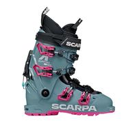 Scarpa - Chaussures de ski de randonnée et ski alpin compatibles Gripwalk - 4-Quattro GT W Lofi Magenta pour Femme en Aluminium - Taille 24.5 - Gris Gris 24.5