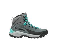 Scarpa Bottes Mustang TRK GORE-TEX gris fumée et bleu turquoise femme 38,5