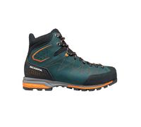 Scarpa - Chaussures de trekking et d'alpinisme en GORE-TEX® - Zodiac Trek GTX Petrol Rust Orange pour Homme en Cuir - Taille 42.5 - Bleu Bleu 42.5