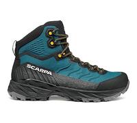 Scarpa - Chaussures de randonnée GORE-TEX - Rush Trek LT GTX Petrol Mustard pour Homme - Taille 43.5 - Bleu Bleu 43.5
