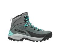 Scarpa Bottes Mustang TRK GORE-TEX gris fumée et bleu turquoise femme 38,5