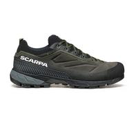 Scarpa Rapid XT GTX Chaussures d'approche imperméables pour homme avec semelle vibrante et extérieur en daim | Chaussures d'escalade | Chaussures basses de randonnée, Shark Military, 47 EU