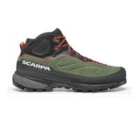 Scarpa - Chaussures d'approche en GORE-TEX - Rapid XT Mid GTX W Birch Coral pour Femme en Cuir - Taille 39.5 - Vert Vert 39.5