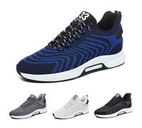 Scarpe da uomo Elevate Shoes da 10 cm leggere traspiranti in rete traspiranti con lacci scarpe da corsa per il tempo libero