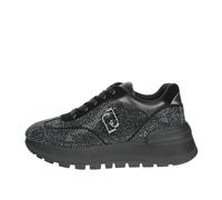 Scarpe Donna Liu-Jo Amazing 23 Sneaker Pelle/Microfiber Strass Black D25LJ24 BF4053 TX288 36