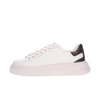 Scarpe uomo Guess sneaker Elba carryover in pelle white/ brown US24GU01 FMPVIBLEA12 40