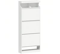 Scarpiera con 3 Ante, Scarpiera ingresso, Scaffalatura Aperta, Comparti Regolabili, 21 Paia di Scarpe, per Ingresso, 24 x 60 x 176,5 cm, Bianco Informazioni su questo articolo1.[Scarpiera armadio con 