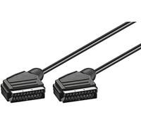 scart cable 3,0 m 21 pin connected scart plug - scart plug bulk