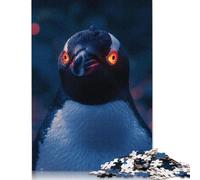 Scary Cute Penguin Fantasy Puzzles 1000 Pièces Cadeau Unique Jeu Éducatif Défi Jouet À De Qualité Supérieure Peinture Art pour Adultes Et Enfants 1000pcs (75x50cm)