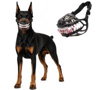Scary Dog Muzzle and Dog Muzzle with Teeth for Halloween Party，a：L | Spooky Monster Face Cover Costume Mask, Novelty Pet Dress Up Accessories for Medium Dogs, Spooky Prop for Costume Gala