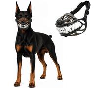 Scary Dog Muzzle and Dog Muzzle with Teeth for Halloween Party，b：L | Spooky Monster Face Cover Costume Mask, Novelty Pet Dress Up Accessories for Medium Dogs, Spooky Prop for Costume Gala