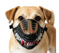 Scary Dog Muzzle with Teeth | Halloween Puppy Costume Latex Mouth Guard