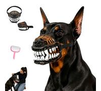 Scary Dog Muzzle with Teeth,Hell Hound Monster Muzzle with Adjustable Strap
